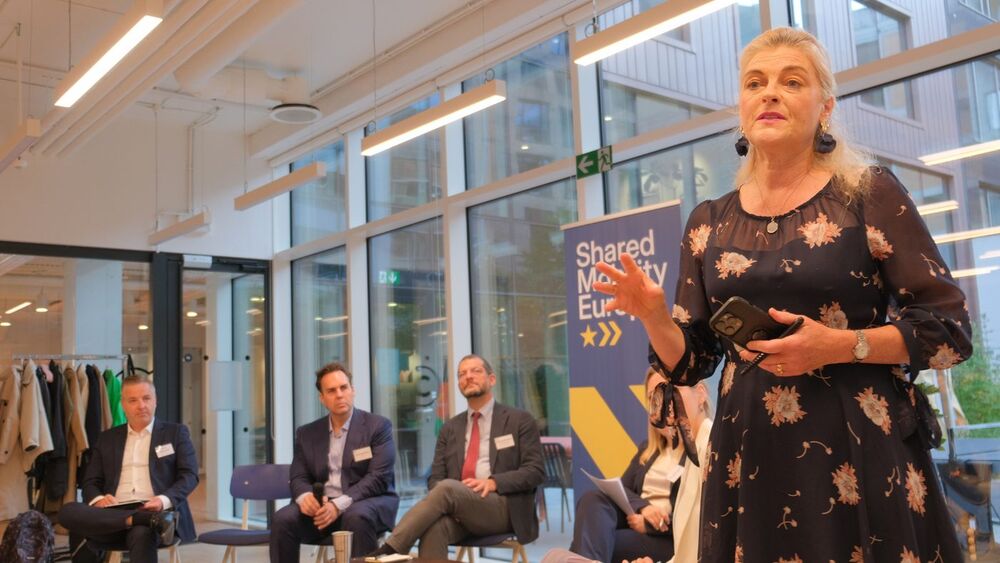 Panel discussion at the Shared Mobility Europe launch
